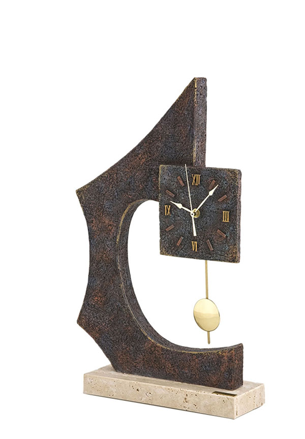 Reloj de Bronce Contrapunto 30x9x47cm