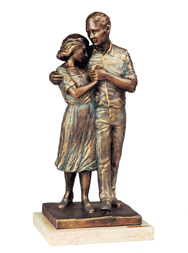 Figura de bronce Serenidad 16,5x16,5x36cm