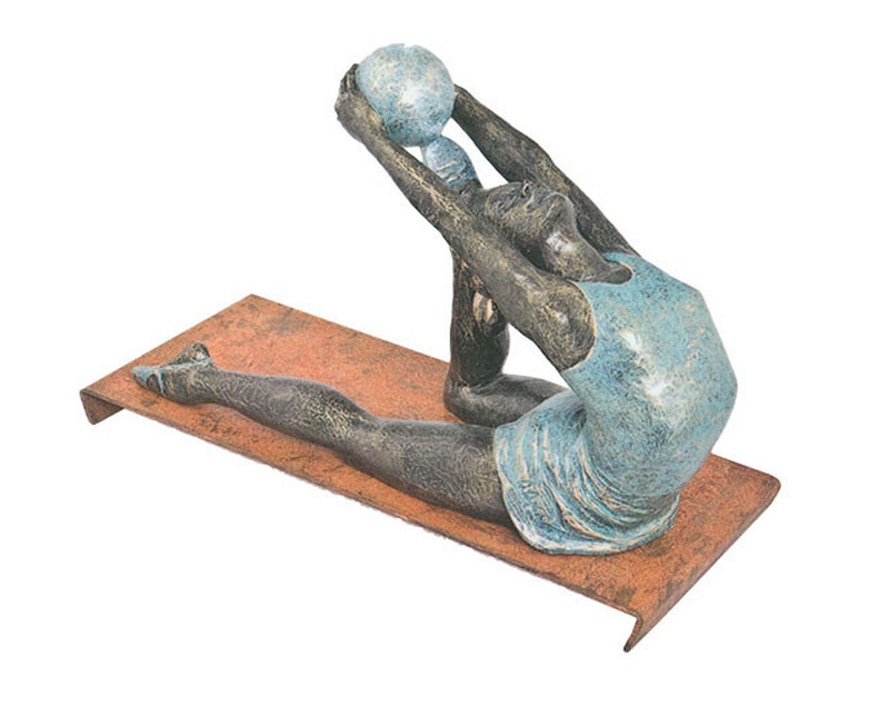 Figura de bronce Elasticidad 35x14x24cm