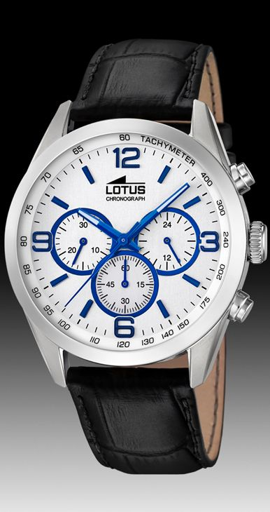 Reloj Lotus multifunción caballero acero esfera plata azul - 119€