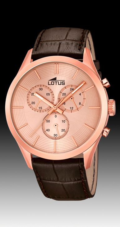 Reloj Lotus multifunción caballero esfera rosa - 119€
